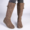 Soft style by Hush Puppies Osvalda Rider Boot - Dark Taupe-Soft Style by Hush Puppies-Buy shoes online