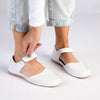 Soft style by Hush Puppies Shondra Flats- White-Soft Style by Hush Puppies-Buy shoes online