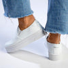 Soviet Blaire Platform Sneaker - White-Soviet-Buy shoes online