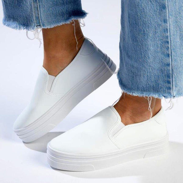 Soviet Blaire Platform Sneaker - White | Shoe Box Online Store