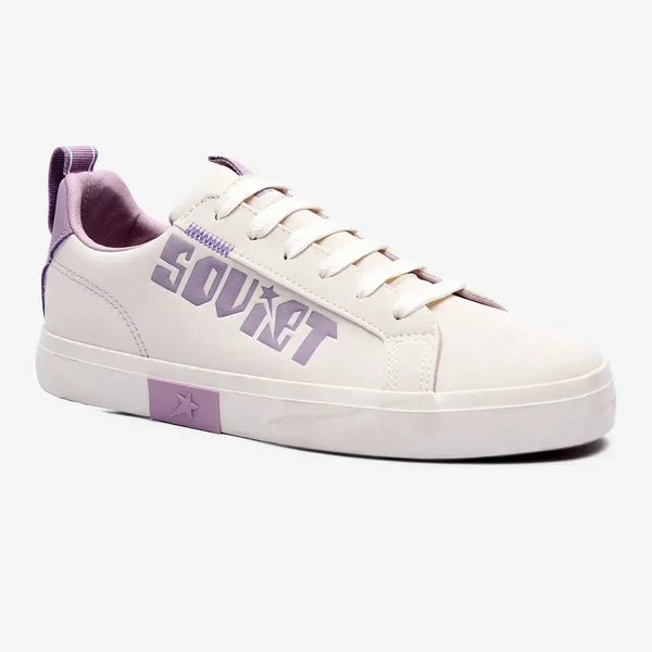 Soviet Hollywood Lace Up Sneaker - Cream/ Mauve