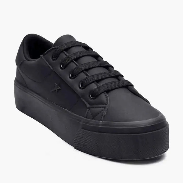 Soviet L Angela Platform Sneaker - Black