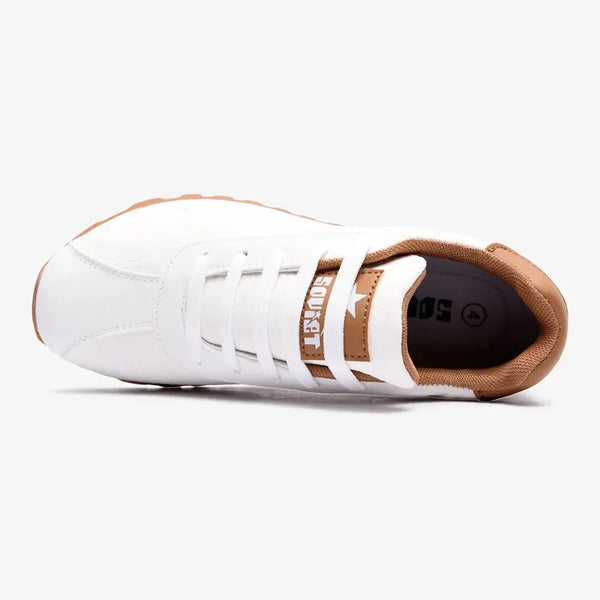 Soviet L Imogen Lace Up Sneaker - White and Brown