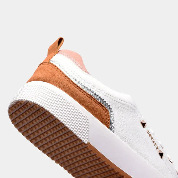 Soviet L Mahogany Casual Sneaker - Ivory