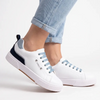 Soviet L Mahogany Casual Sneaker - White Blue