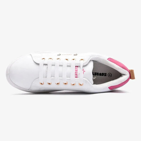 Soviet L Mahogany Casual Sneaker - White Pink