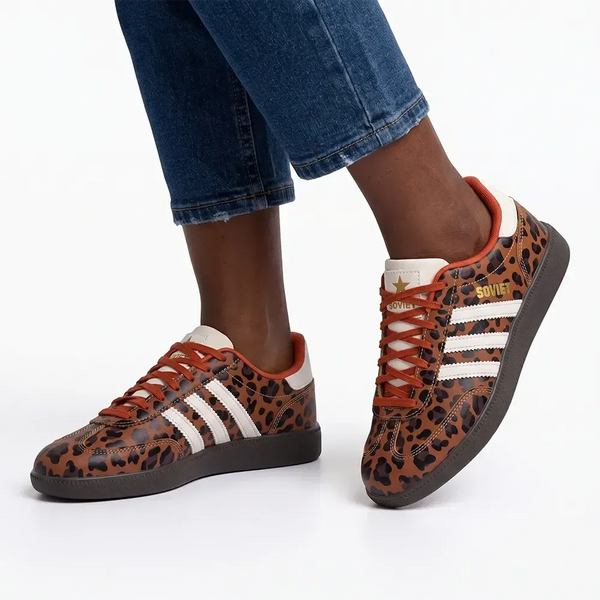 Soviet L Ness Lace Up Sneaker - Leopard / Rust