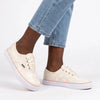 Soviet L Orchid Printed Platform Sneaker - Cloud Dancer