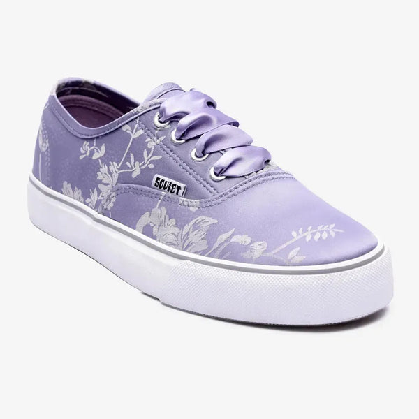 Soviet L Orchid Printed Platform Sneaker - Lilac Grey