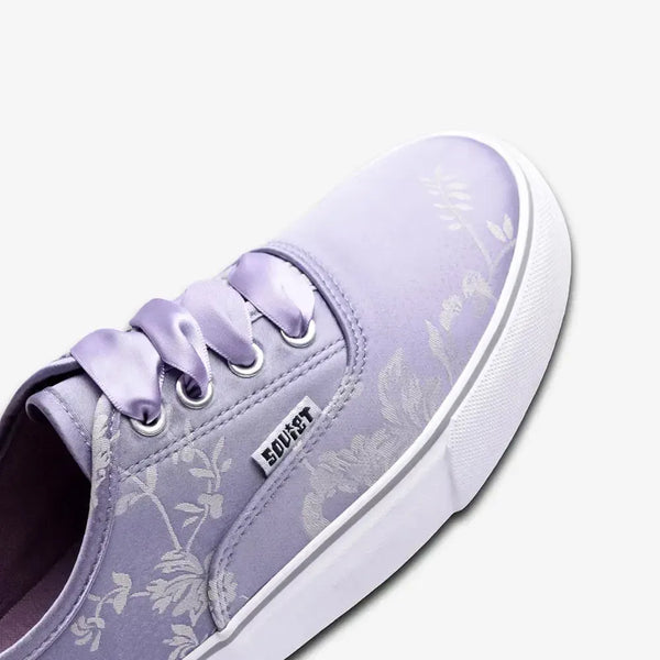 Soviet L Orchid Printed Platform Sneaker - Lilac Grey