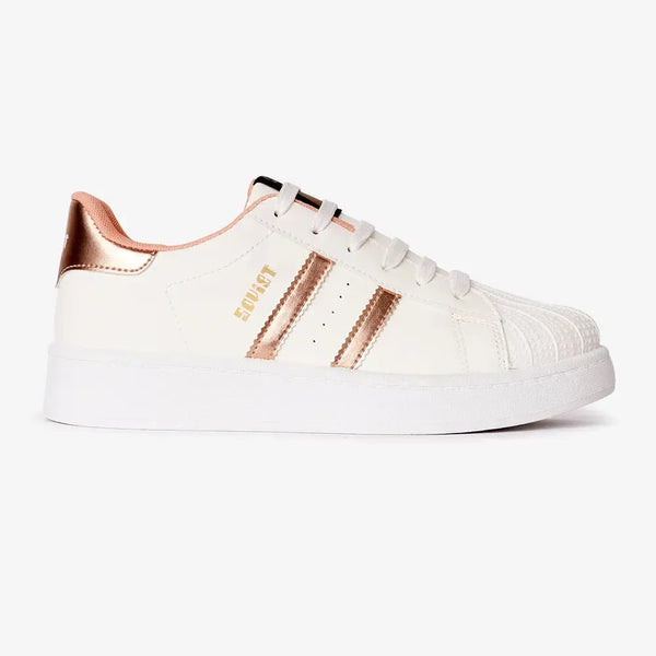 Soviet L Stargaze Casual Sneaker - White and Rose Gold