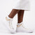 Soviet L Viper Hi Denim/ Chain Sneaker - White