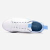 Soviet Ladies Hollywood Lace Up Sneaker - White Blue