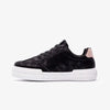 Soviet Ladies Paris Lace Up Sneaker - Black