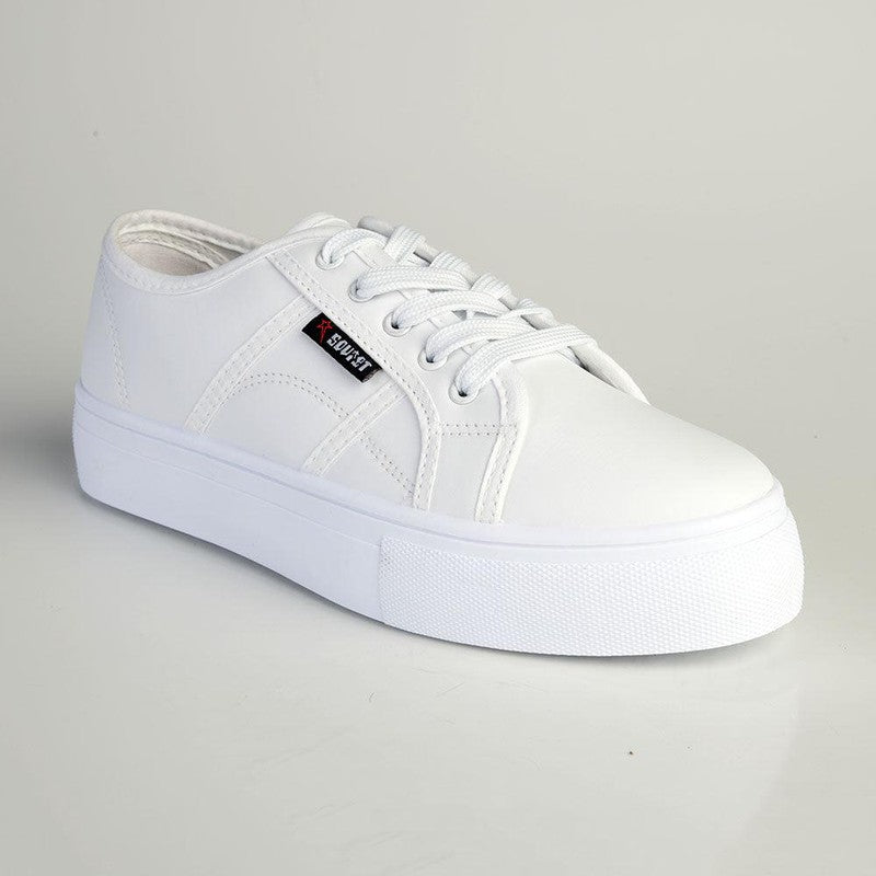 Soviet Platform Sneaker - White – Shoe Box™ Online Store