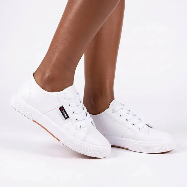 Soviet Rosewood Low Cut Sneakers - White