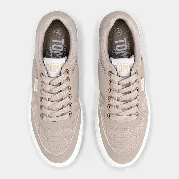 Tomy Danielle Lace Up Sneaker - Stone