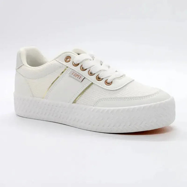 Tomy Danielle Lace Up Sneaker - White