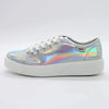 Tomy Flick Lace Up Sneaker - Silver