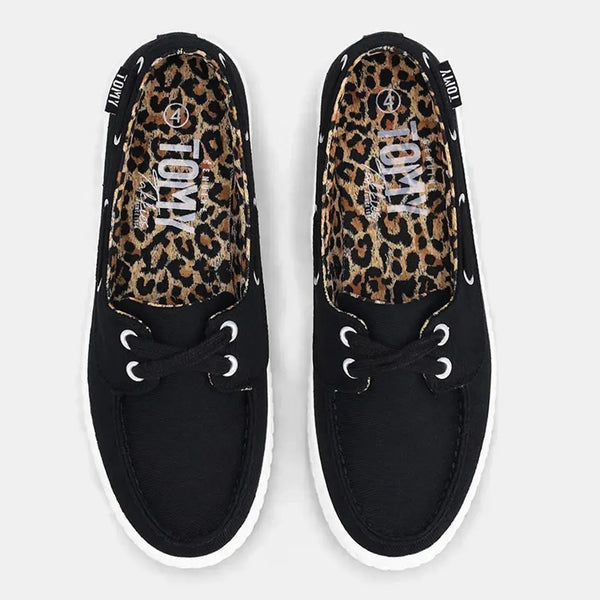 Tomy Harlotte Sneaker - Black/Leopard