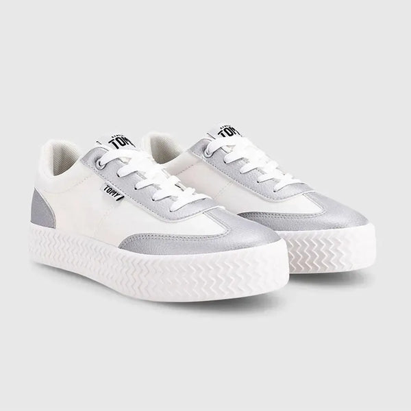 Tomy Neo Sneaker - White/Silver