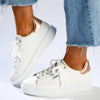 Tomy Zoya Sneaker - Off White / Rose Gold-Tomy-Buy shoes online