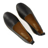 Tsonga Banjul Leather Espadrille Loafer - Black Nantan