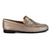Tsonga Chobe Leather Moccasin - Sabbia Metallic