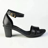 Tsonga Ghardaia Leather Block Heel Sandal - Black