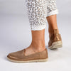 Tsonga Indzima Leather Espadrille Slip-On - Beige Spirit-Tsonga-Buy shoes online