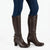Tsonga Inkumbula Mid-Calf Leather Boot - Choc