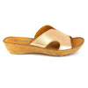 Tsonga Isibani Leather Slip-On Wedge - Gold Nappa Prime-Tsonga-Buy shoes online