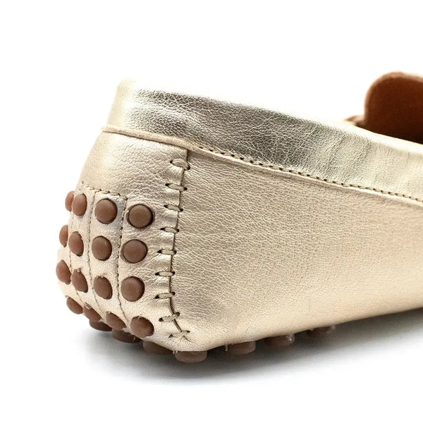 Tsonga Jozini Leather Moccasin - Platino