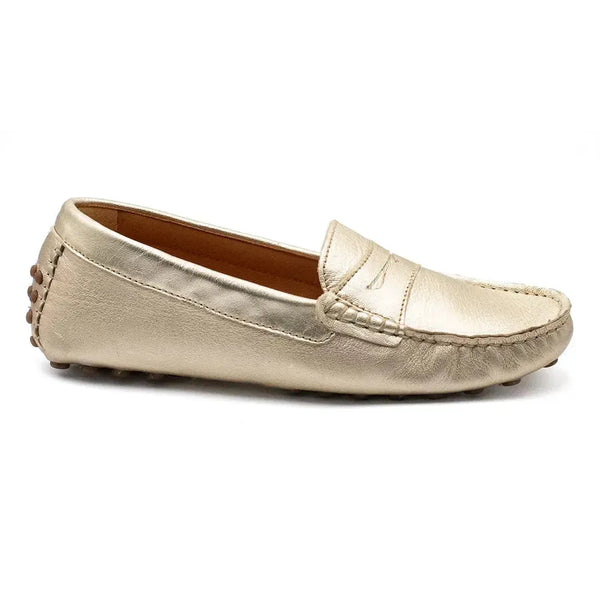 Tsonga Jozini Leather Moccasin - Platino