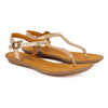 Tsonga Khuthaza Leather T-Bar Sandals - Rose Gold-Tsonga-Buy shoes online