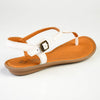 Tsonga Khuthaza Leather T-Bar Sandals - White Cayak-Tsonga-Buy shoes online