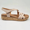 Tsonga Lunda Leather Slingback Sandal - Cream