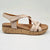 Tsonga Lunda Leather Slingback Sandal - Cream