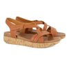 Tsonga Lunda Leather Slingback Sandal - Oak