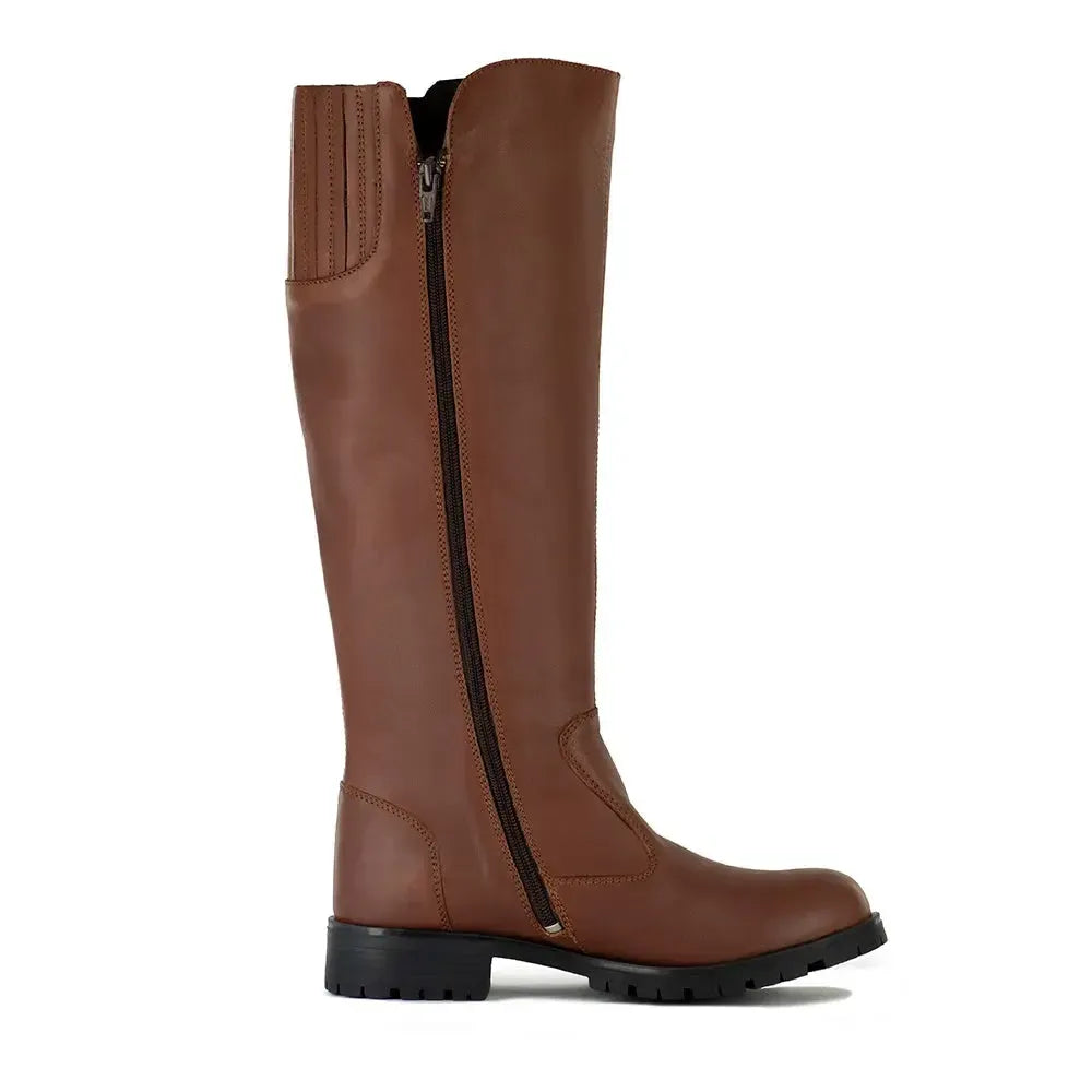 Tsonga Mayotte Rider Leather Boot - Sable Relaxa | Shoe Box Online