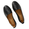 Tsonga Mfifa Leather Closed Toe Wedge - Cayak Black