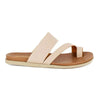 Tsonga Ningizimu Toe Loop Leather Sandals - Cream