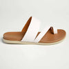 Tsonga Ningizimu Toe Loop Leather Sandals - White Cayak-Tsonga-Buy shoes online