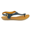 Tsonga Ovaroli T Bar Leather Slingback Sandal - Navy