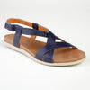 Tsonga Sadani Leather Sandals - Navy-Tsonga-Buy shoes online