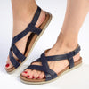 Tsonga Sadani Leather Sandals - Navy-Tsonga-Buy shoes online