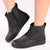 Tsonga Samburu Leather Boots - Black Floater Fusion