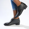 Tsonga Sizaya Leather Ankle Bootie - Black-Tsonga-Buy shoes online