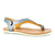 Tsonga Ukomosa Leather Toe Loop Velcro Back Strap Sandals - Anthracite metal Grain-Tsonga-Buy shoes online
