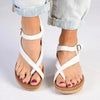 Tsonga Umnyango Leather Cork Wrap Sandals - White Cayak